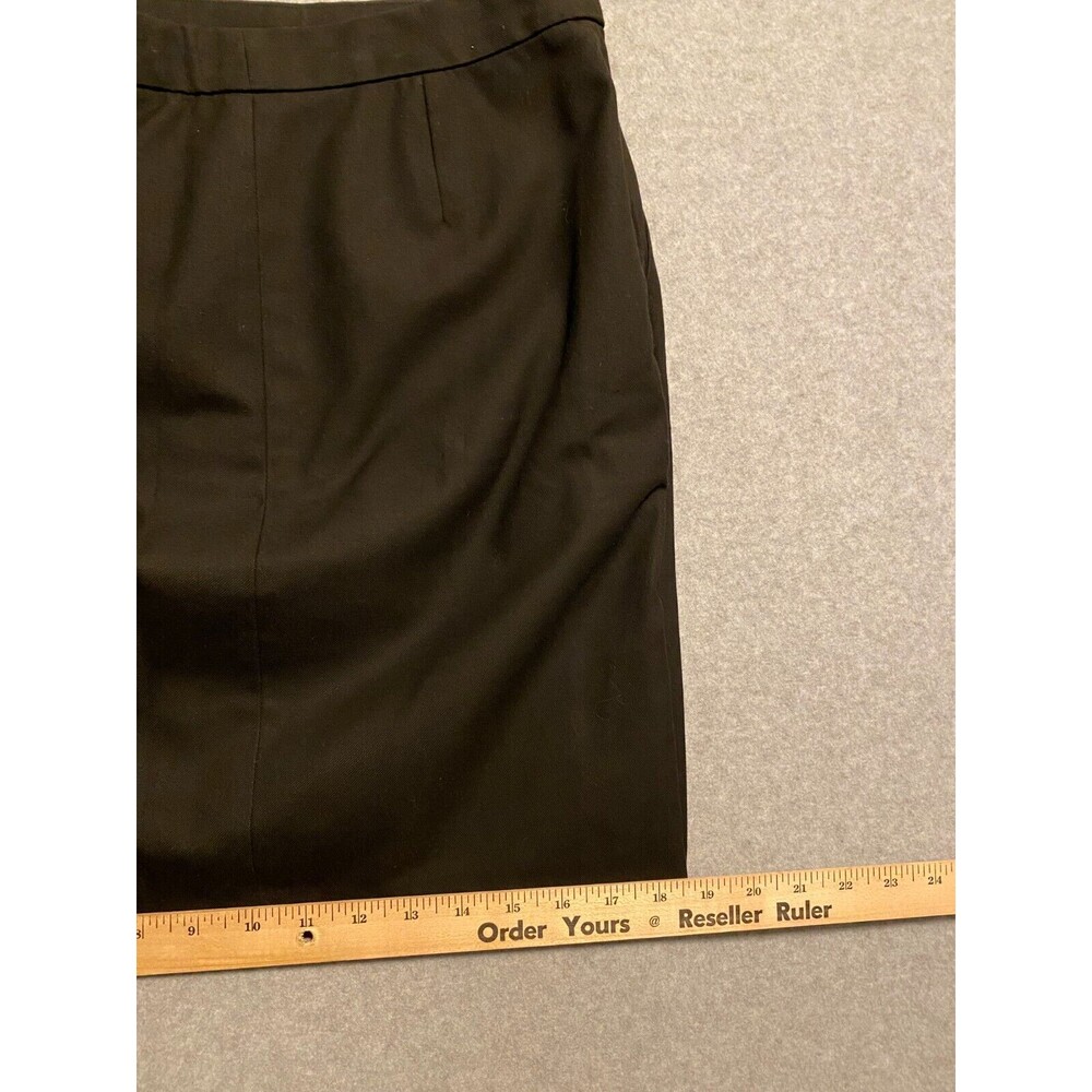 Gap Wrapped Mini Skirt Women's 0 Black Viscose Lined Classic Pleated Pockets - Picture 8 of 12